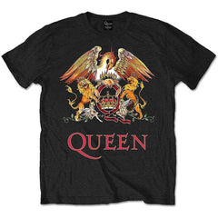 Queen Adult T-Shirt - Classic Crest Design - Official Licensed Design - Worldwide Shipping - Jelly Frog