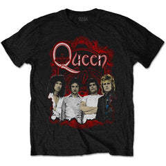 Queen Adult T-Shirt - Ornate Crest Photo Design - Official Licensed Design - Worldwide Shipping - Jelly Frog
