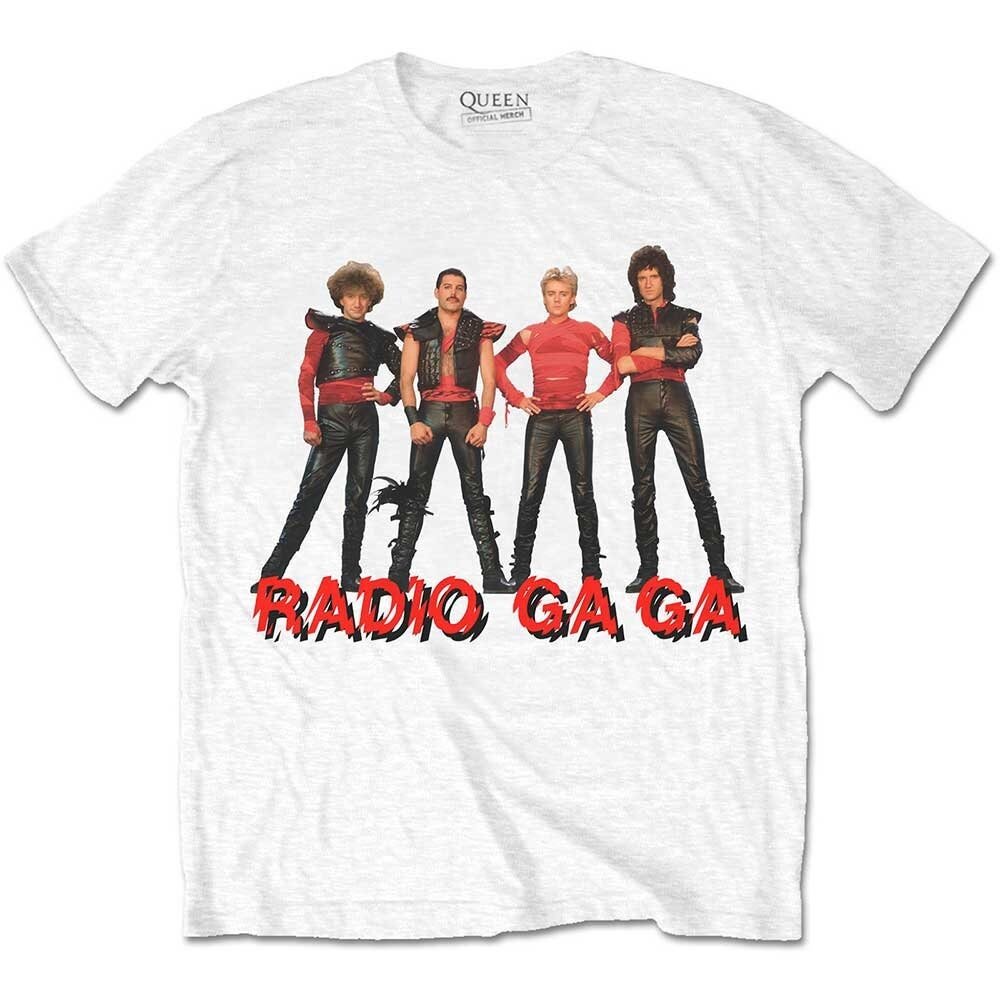 Queen Adult T-Shirt - Radio GA GA Design - Official Licensed Design - Worldwide Shipping - Jelly Frog