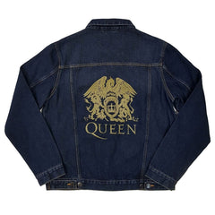 Queen Denim Jacket - Classic Crest - Official Licensed Design - Worldwide Shipping - Jelly Frog