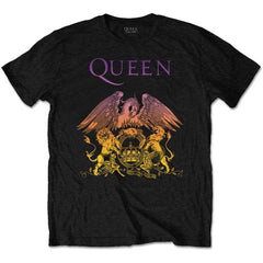 Queen unisex t-shirt: gradient crest - Jelly Frog
