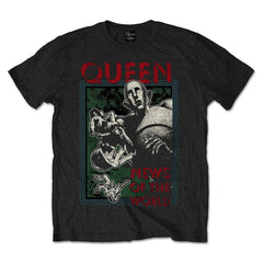 Queen Unisex T-Shirt: News of the World - Unisex Official Licensed Design - Worldwide Shipping - Jelly Frog