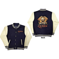 Queen Varsity Jacket - Crest (Back Print) - Official Licensed Design - Worldwide Shipping - Jelly Frog