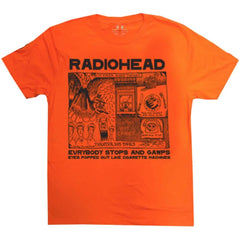 Radiohead Adult T-Shirt - Gawps Design - Organic Official Licensed Design - Worldwide Shipping - Jelly Frog