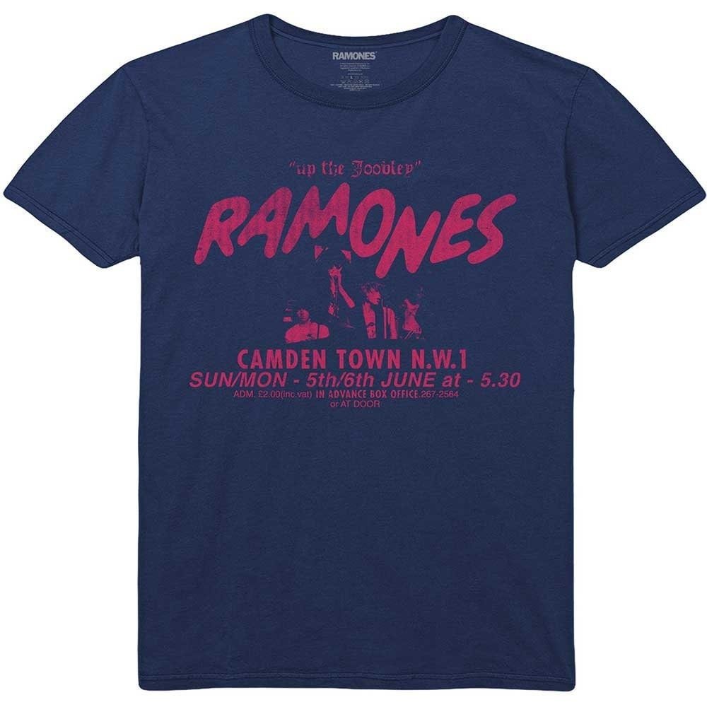 Ramones Adult T-Shirt - Camden Roundhouse - Official Licensed Design - Worldwide Shipping - Jelly Frog