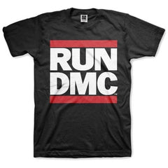 Run DMC Adult T-Shirt - Classic Black Tee Logo Design - Official Licensed Design - Worldwide Shipping - Jelly Frog
