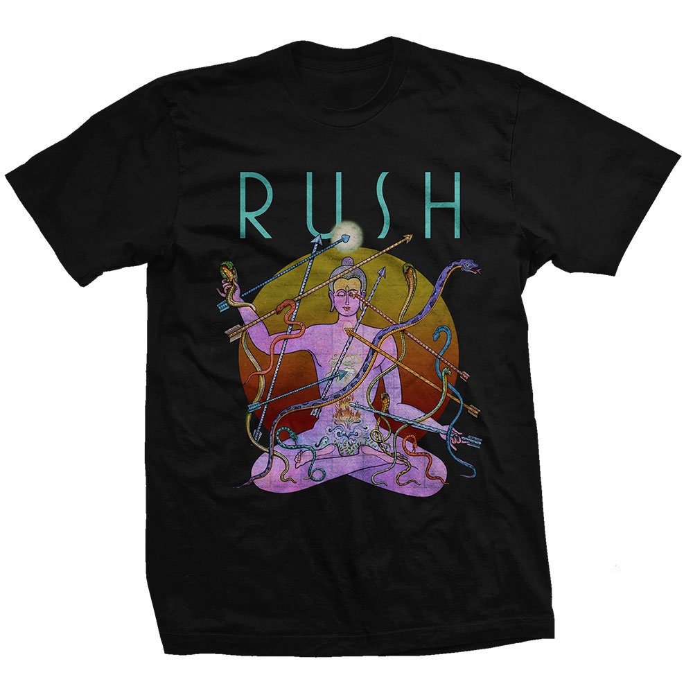 Rush Adult T-Shirt - Snakes & Arrows Tour 2007 (Back Print) - Official Licensed Design - Worldwide Shipping - Jelly Frog