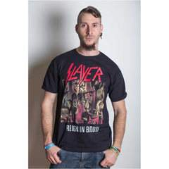 Slayer T-Shirt - Reign in Blood - Unisex Official Licensed Design - Worldwide Shipping - Jelly Frog
