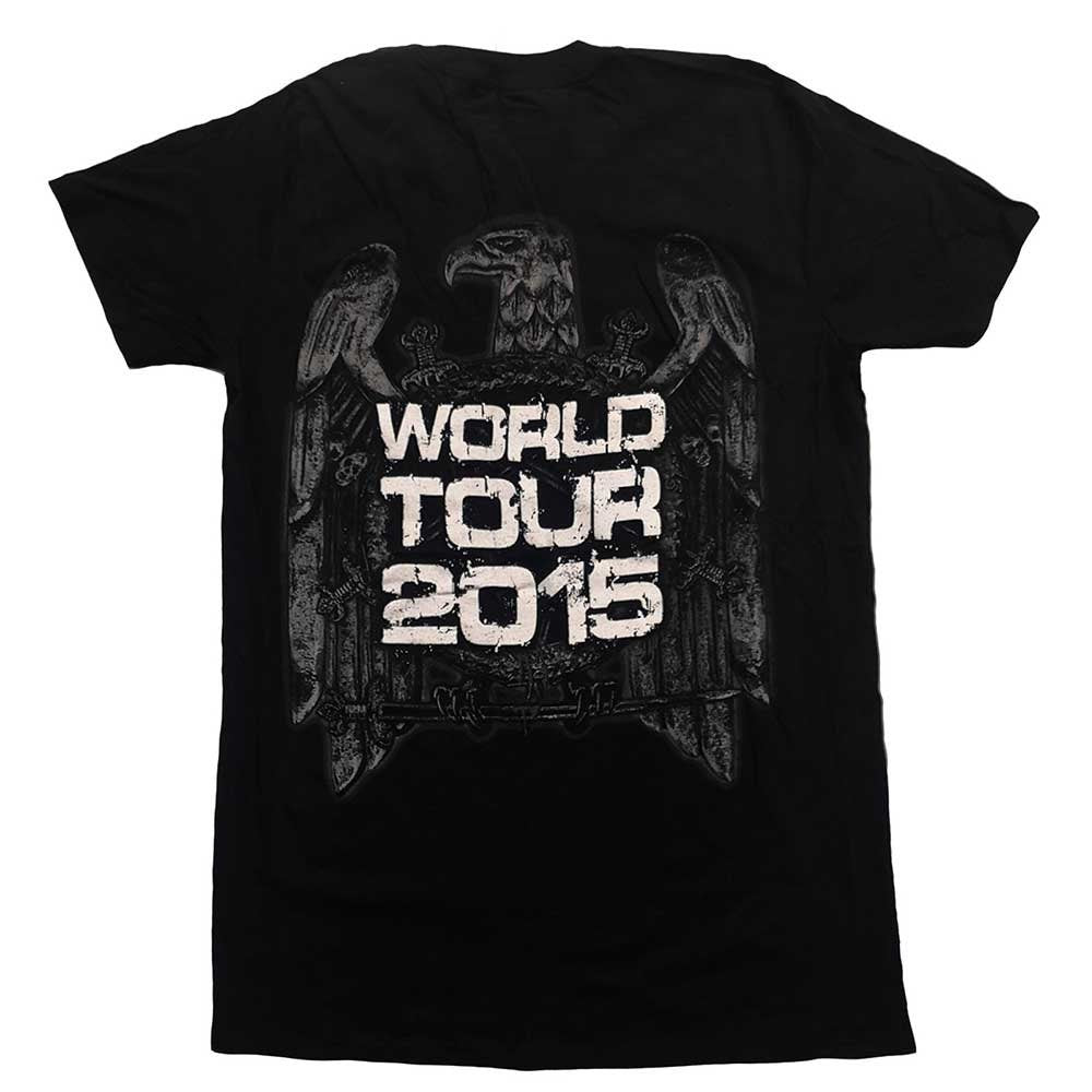Slayer T-Shirt - Slayer Nation 2015 Tour Dates (Back Print) - Unisex Official Licensed Design - Worldwide Shipping - Jelly Frog