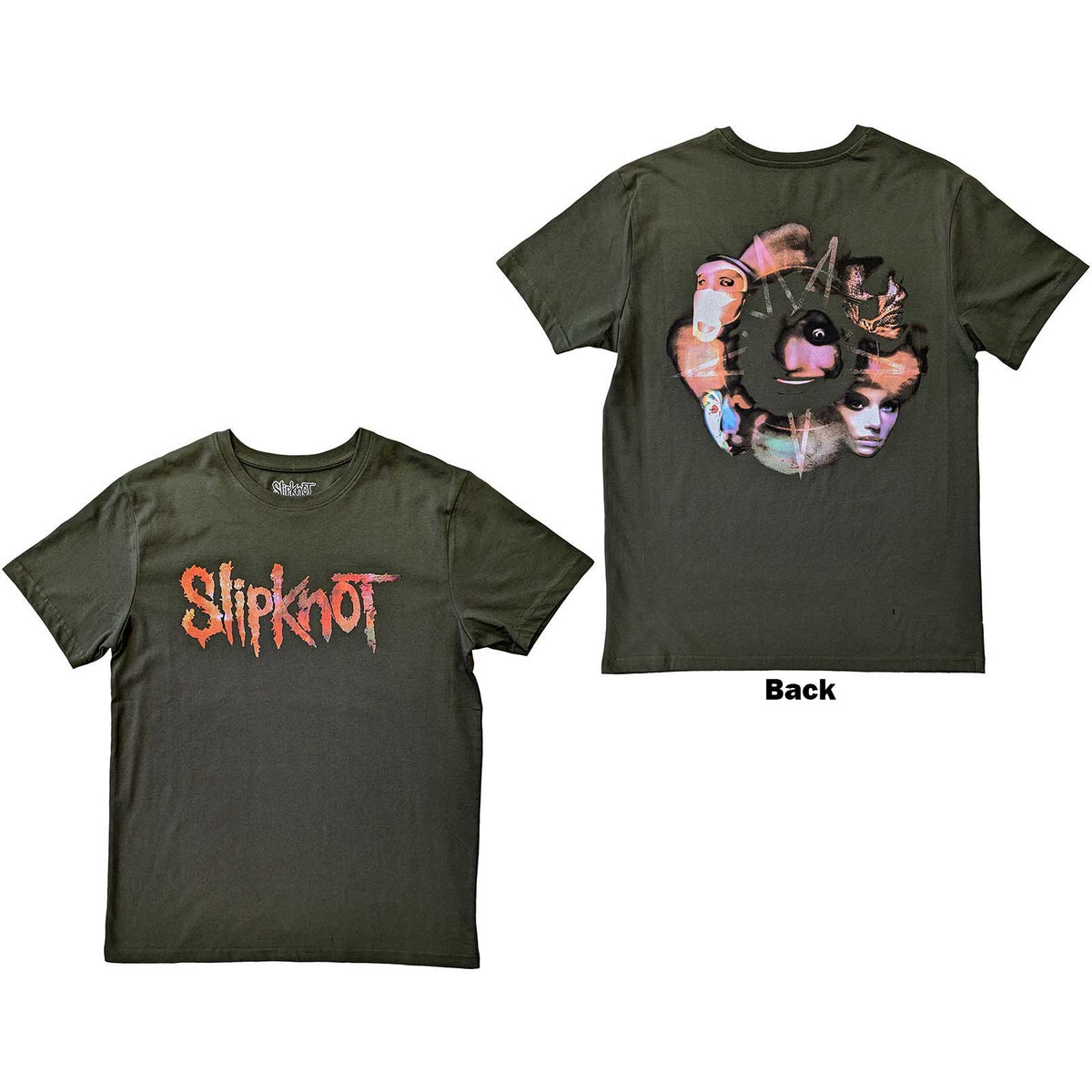 Slipknot T-Shirt - Adderal (Back Print) - Unisex Official Licensed Design - Jelly Frog