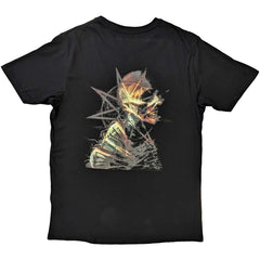 Slipknot T-Shirt - Skeleton & Pentagram (Back Print) -Unisex Official Licensed Design - Jelly Frog