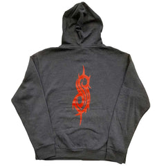 Slipknot Unisex Hoodie - Logo (Back Print) - Grey Unisex Official Licensed Design - Worldwide Shipping - Jelly Frog