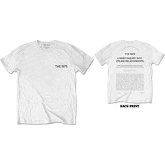 The 1975 Adult T-Shirt - A Brief Inquiry (Back Print) - White Official Licensed Design - Worldwide Shipping - Jelly Frog