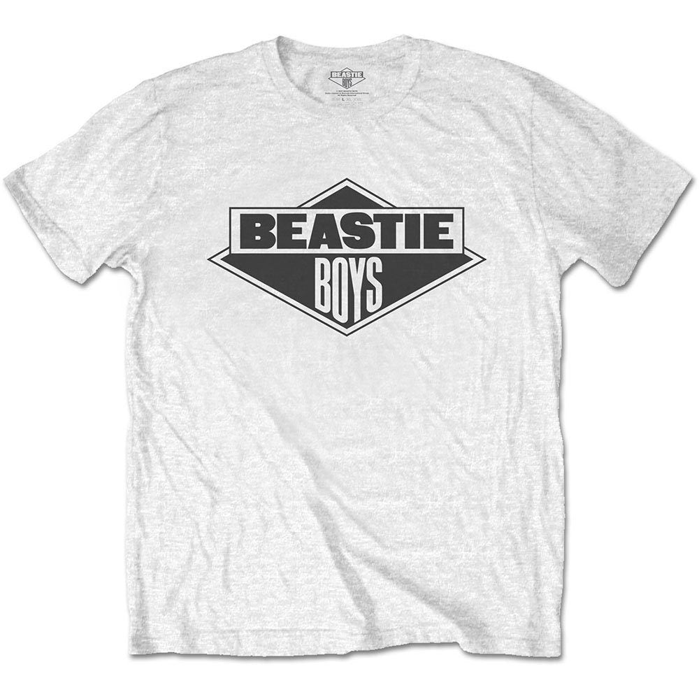The Beastie Boys T-Shirt - B&W Logo - White Unisex Official Licensed Design - Worldwide Shipping - Jelly Frog