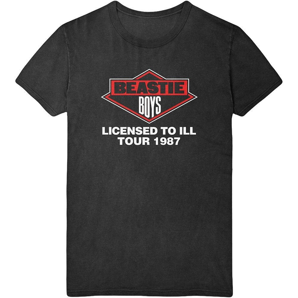 The Beastie Boys T-Shirt - License to ill Tour 1987 - Unisex Official Licensed Design - Worldwide Shipping - Jelly Frog
