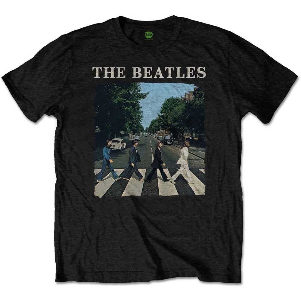 The Beatles T-Shirt - Abbey Road and Logo - Unisex Official Licensed Design - Worldwide Shipping - Jelly Frog