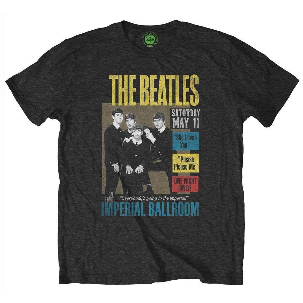 The Beatles T-Shirt - Imperial Ballroom - Unisex Official Licensed Design - Worldwide Shipping - Jelly Frog