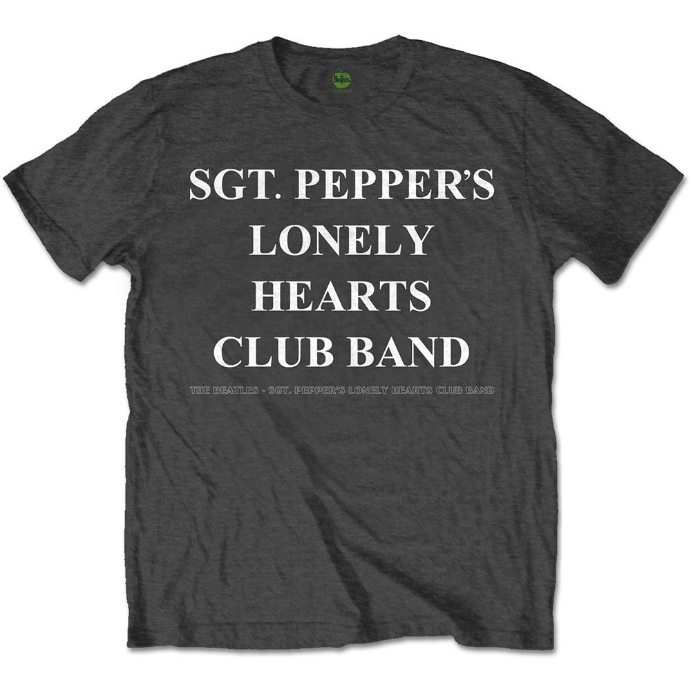 The Beatles T-Shirt - Sergeant Pepper Drum (Back Print) - Unisex Official Licensed Design - Worldwide Shipping - Jelly Frog