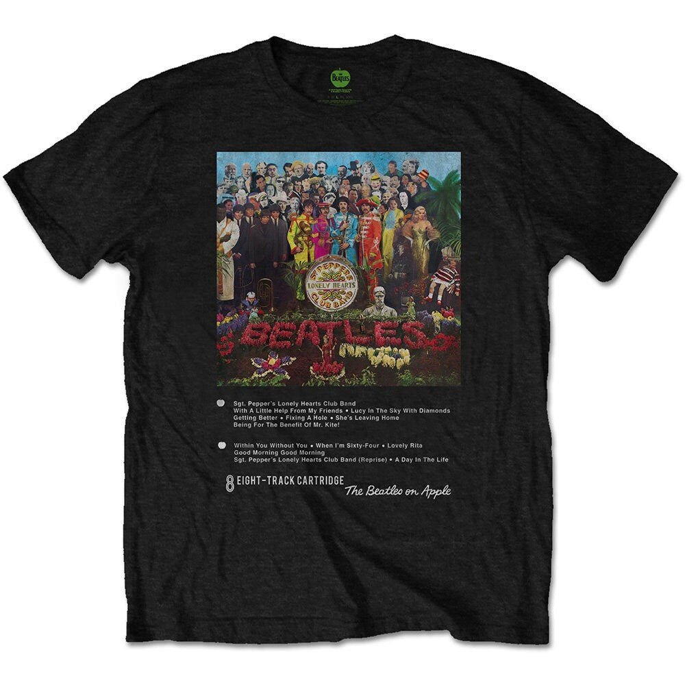 The Beatles T-Shirt - Sgt Pepper 8-Track Design - Unisex Official Licensed Design - Worldwide Shipping - Jelly Frog