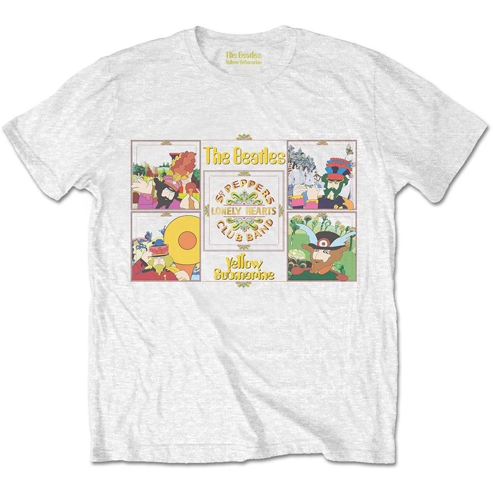 The Beatles T-Shirt - Yellow Submarine Sgt Pepper Band - Unisex Official Licensed Design - Worldwide Shipping - Jelly Frog