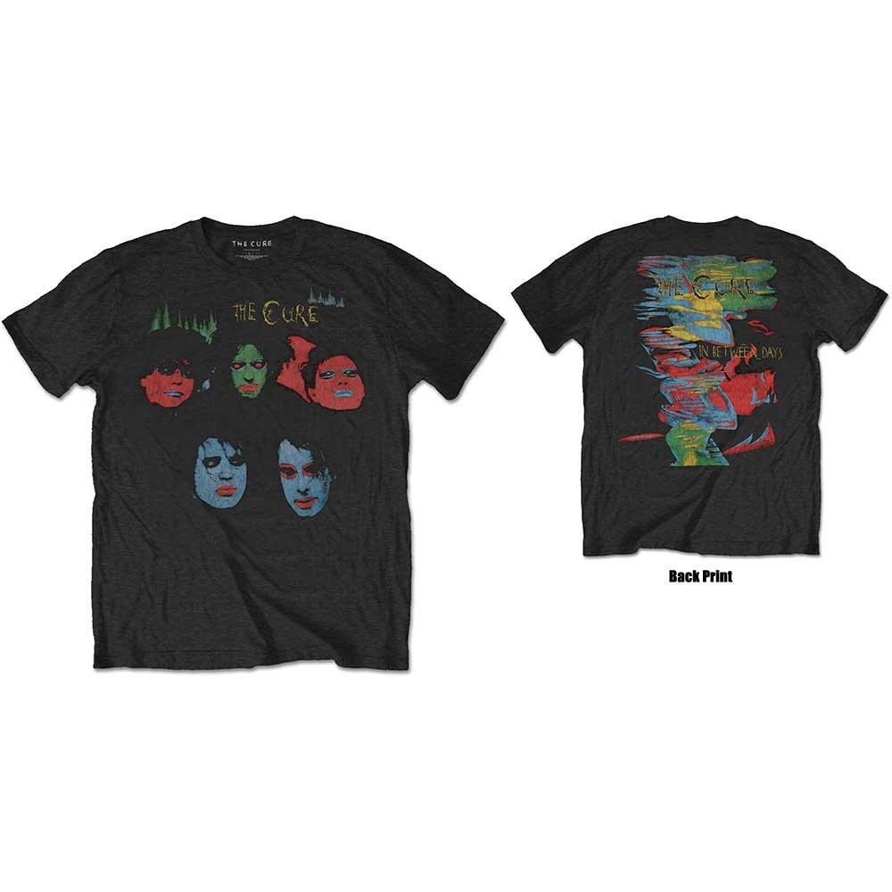 The Cure Adult T-Shirt - In Between Days (Back Print) - Official Licensed Design - Worldwide Shipping - Jelly Frog