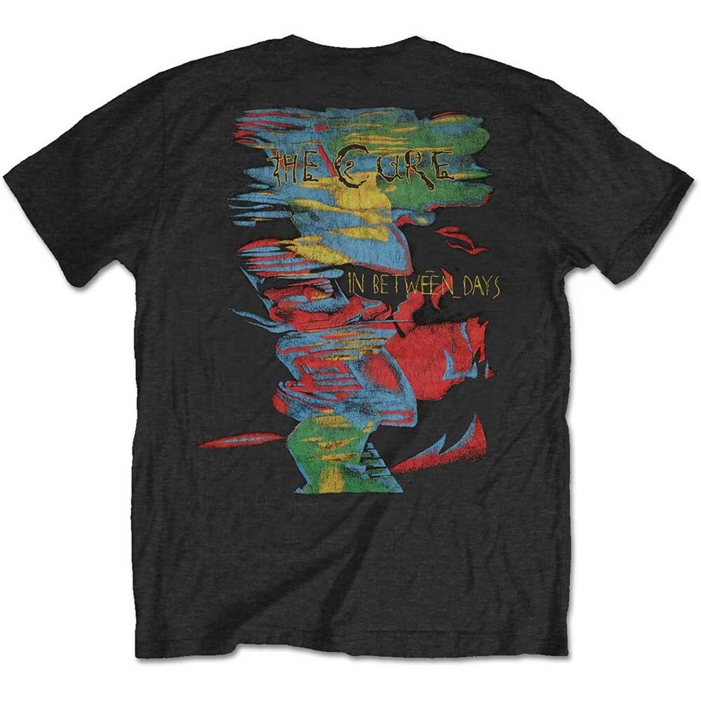 The Cure Adult T-Shirt - In Between Days (Back Print) - Official Licensed Design - Worldwide Shipping - Jelly Frog