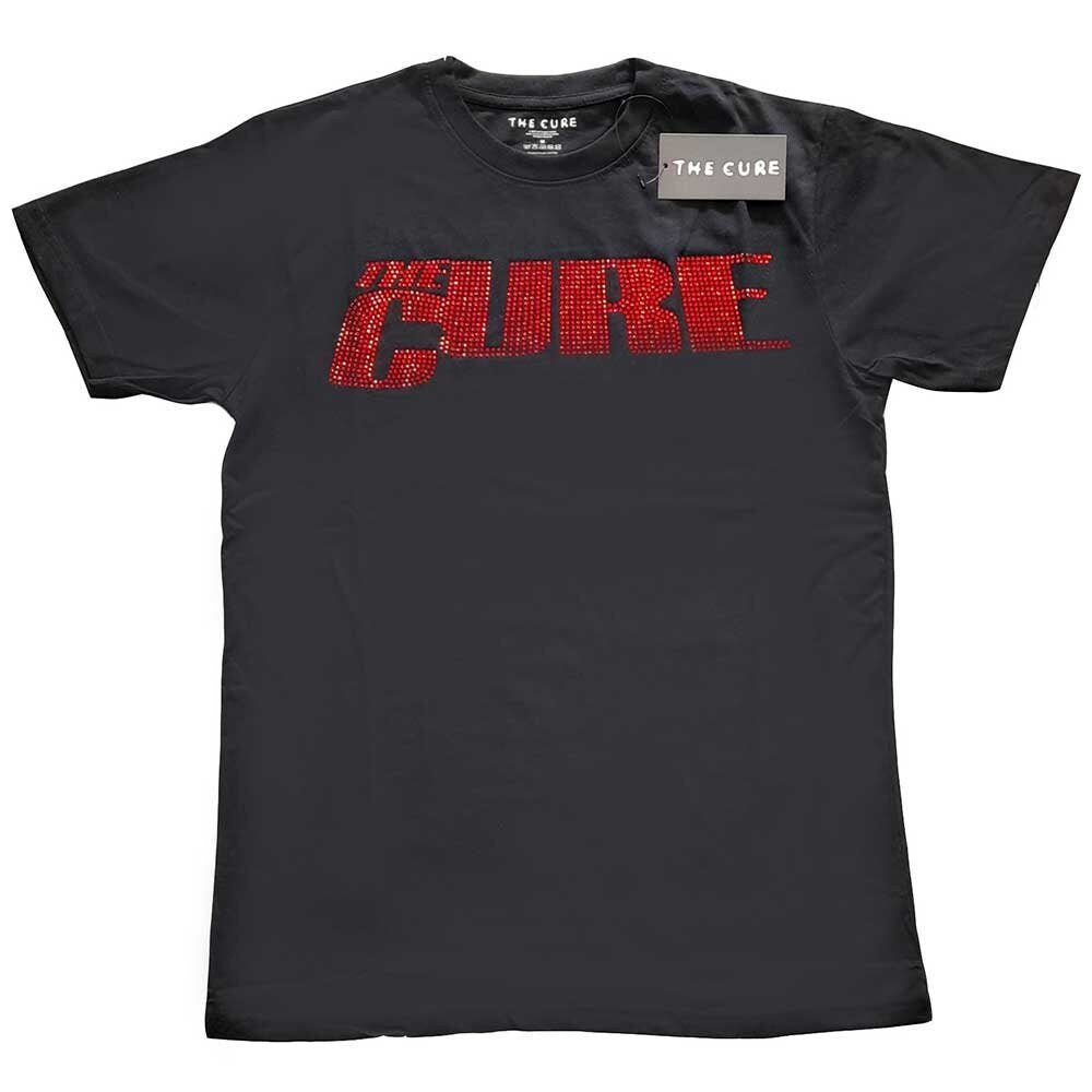 The Cure Adult T-Shirt - Logo (Diamante) - Official Licensed Design - Worldwide Shipping - Jelly Frog