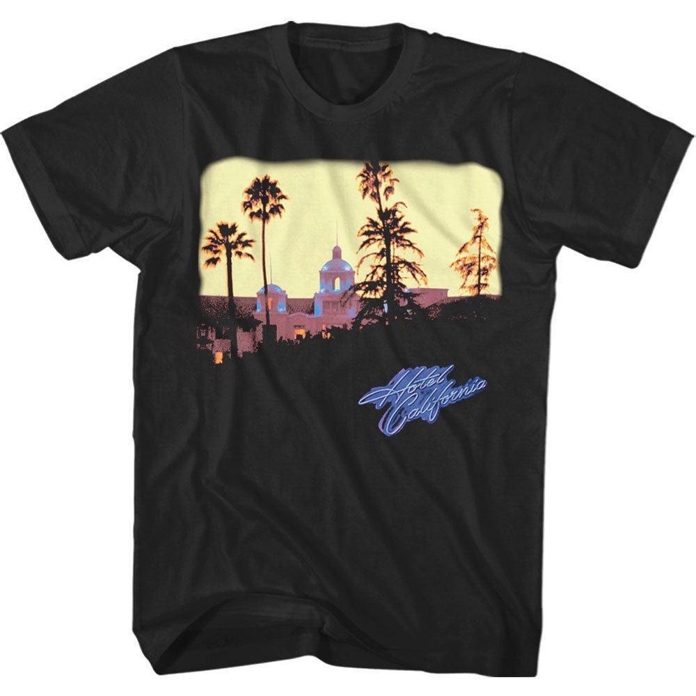 The Eagles Adult T-Shirt - Hotel California Design - Official Licensed Design - Worldwide Shipping - Jelly Frog