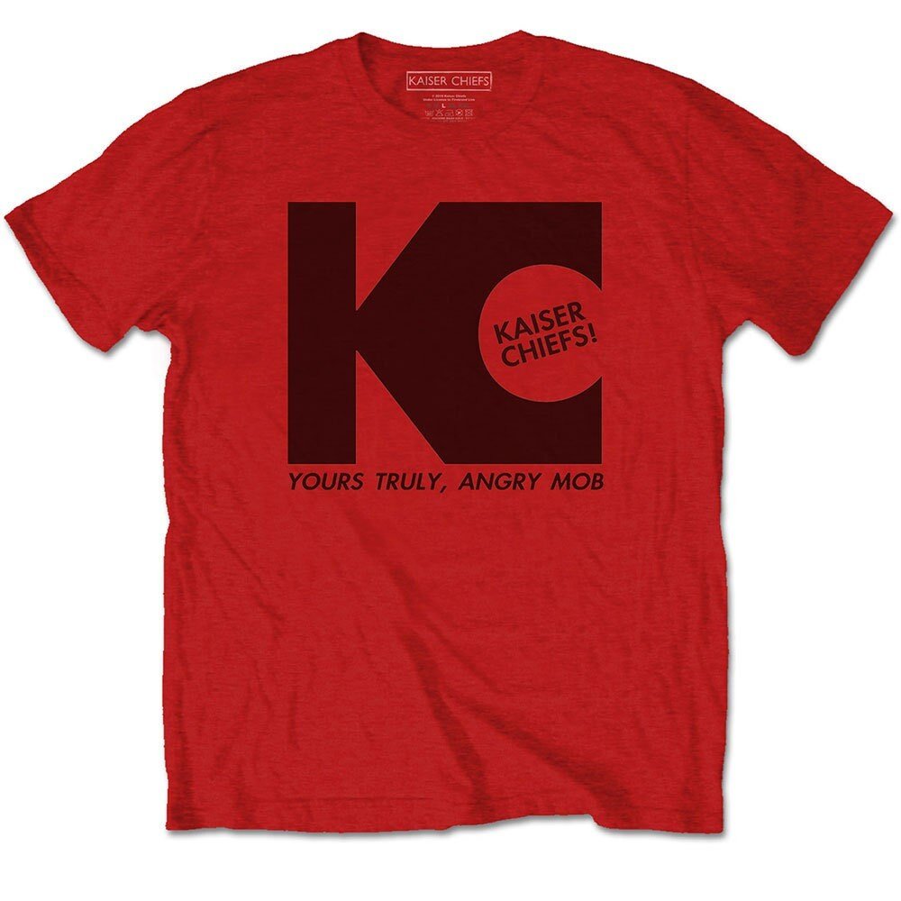 The Kaiser Chiefs T-Shirt - Yours Truly - Red Unisex Official Licensed Design - Worldwide Shipping - Jelly Frog