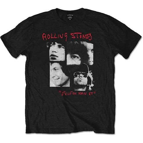 The Rolling Stones Adult T-Shirt - Exile on Main Street - Official Licensed Design - Worldwide Shipping - Jelly Frog