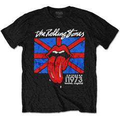 The Rolling Stones Adult T-Shirt - London European '73 (Back Print) - Official Licensed Design - Worldwide Shipping - Jelly Frog