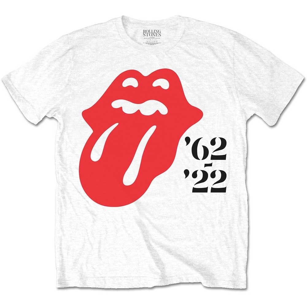 The Rolling Stones Adult T-Shirt - Sixty Years 62-22 Design - Official Licensed Design - Worldwide Shipping - Jelly Frog