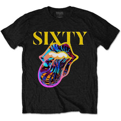 The Rolling Stones Adult T-Shirt - Sixty Years Cyberdelic Tongue - Official Licensed Design - Worldwide Shipping - Jelly Frog