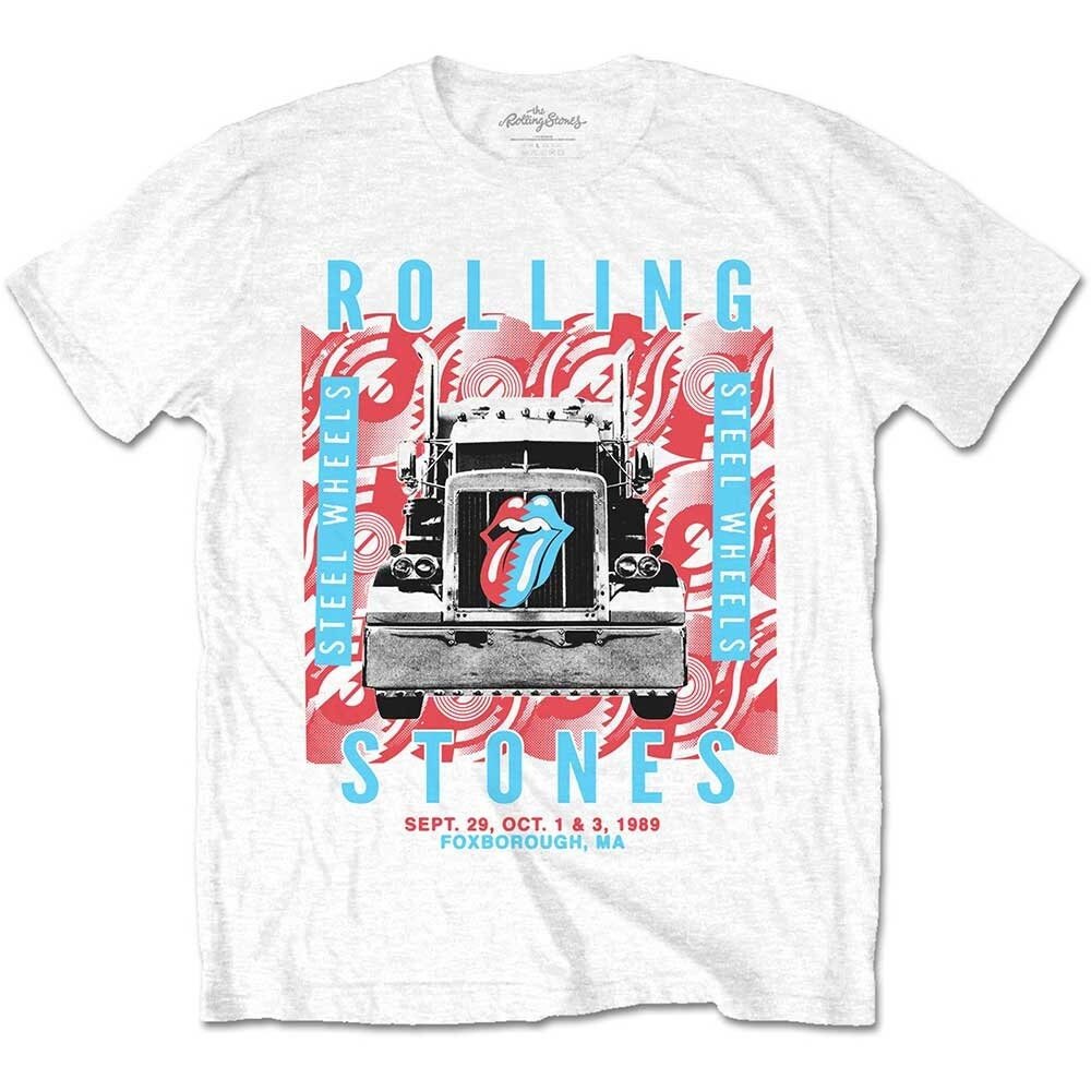 The Rolling Stones Adult T-Shirt - Steel Wheels - Official Licensed Design - Worldwide Shipping - Jelly Frog