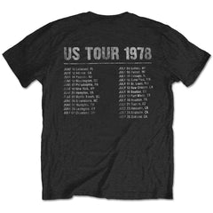 The Rolling Stones Adult T-Shirt - US Tour 1978 (Back Print) - Official Licensed Design - Worldwide Shipping - Jelly Frog