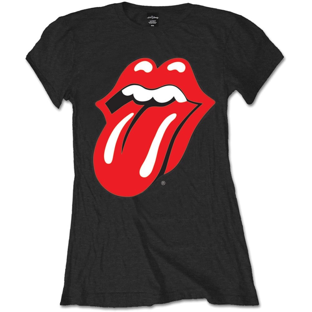 The Rolling Stones Ladies T-Shirt - Classic Tongue - Official Licensed Design - Worldwide Shipping - Jelly Frog