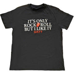 The rolling stones unisex t-shirt: sixty it's only r&r but i like it (foiled) - Jelly Frog
