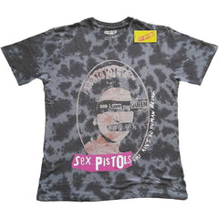 The Sex Pistols T-Shirt - God Save The Queen (Dip-Dye) Design - Unisex Official Licensed Design - Worldwide Shipping - Jelly Frog