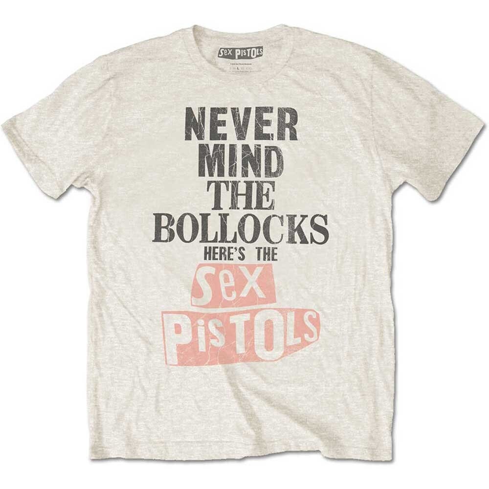 The Sex Pistols T-Shirt -Never Mind The Bollocks Distressed Design - Unisex Official Licensed Design - Worldwide Shipping - Jelly Frog