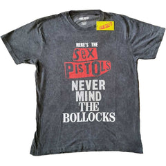 The Sex Pistols T-Shirt -Never Mind The Bollocks Distressed (Dip-Dye)Design - Unisex Official Licensed Design - Worldwide Shipping - Jelly Frog