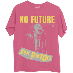 The Sex Pistols T-Shirt - No Future Pink - Unisex Official Licensed Design - Worldwide Shipping - Jelly Frog