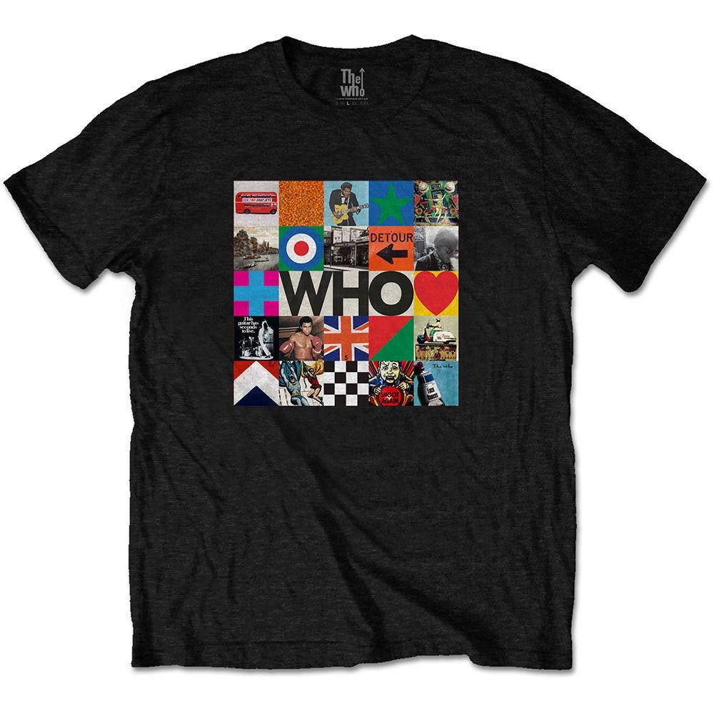 The Who Unisex T-Shirt - 5 x 5 Blocks - Official Licensed Design - Worldwide Shipping - Jelly Frog