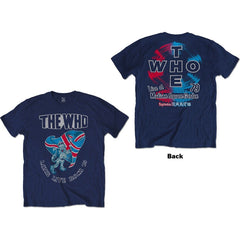 The Who Unisex T-Shirt - Long Live Rock '79 (Back Print) - Official Licensed Design - Worldwide Shipping - Jelly Frog