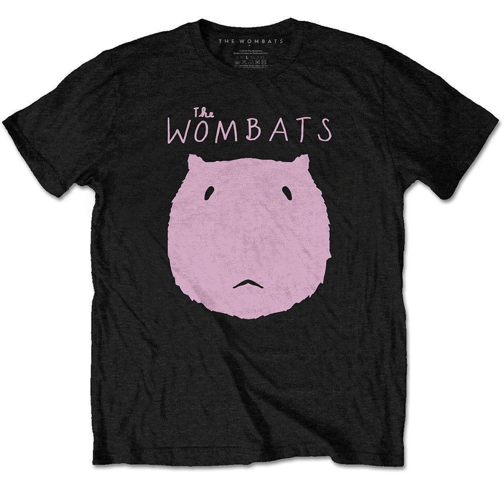 The Wombats Adult T-Shirt - Logo Design - Official Licensed Design - Worldwide Shipping - Jelly Frog