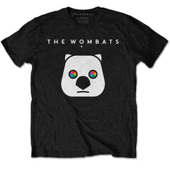 The Wombats Adult T-Shirt - Rainbow Eyes - Official Licensed Design - Worldwide Shipping - Jelly Frog