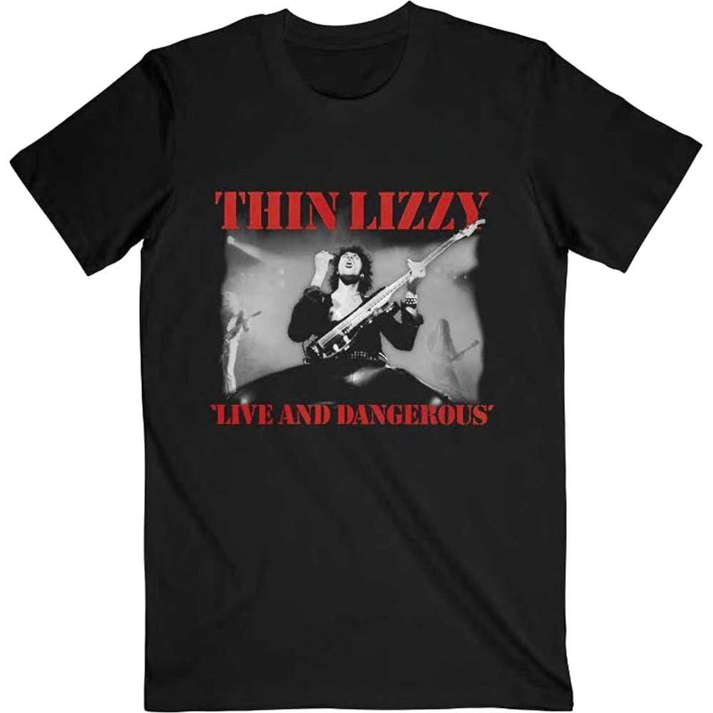 Thin Lizzy Adult T-Shirt - Live and Dangerous - Official Licensed Design - Worldwide Shipping - Jelly Frog