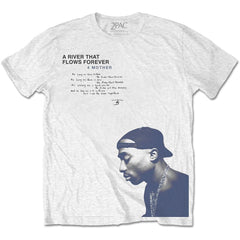 Tupac Adult T-Shirt - A River - Official Licensed Design - Worldwide Shipping - Jelly Frog