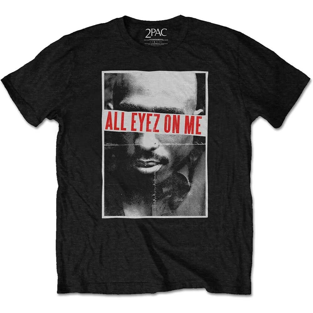 Tupac Adult T-Shirt - All Eyez - Official Licensed Design - Worldwide Shipping - Jelly Frog