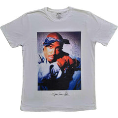 Tupac Adult T-Shirt - Blue Bandana - Official Licensed Design - Worldwide Shipping - Jelly Frog