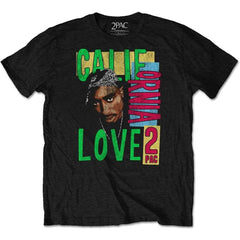 Tupac Adult T-Shirt - California Love - Official Licensed Design - Worldwide Shipping - Jelly Frog